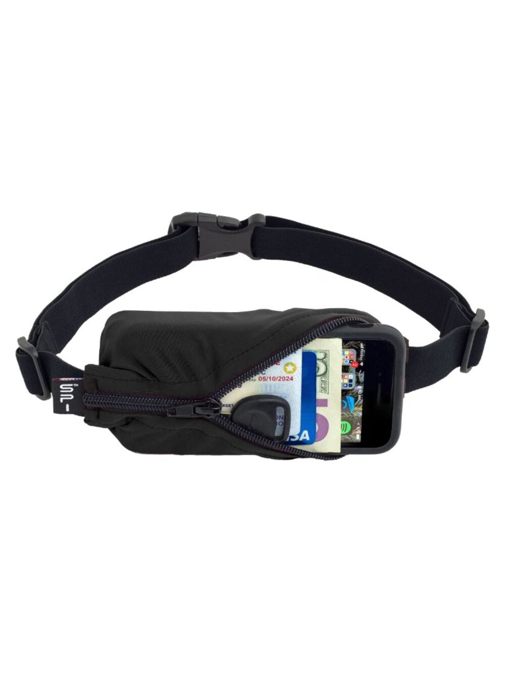 Expandable Running Belt Waist Pack Adjustable Phone Holder for Active Lifestyles